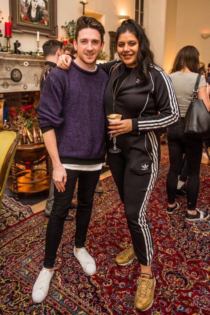 Stephen Byrne & Tara Stewart at the exclusive launch of Hendrick's 'The Illustrious Manor of Eminence' at Tailor's Hall, Back Lane, Dublin 8. Photo: RuthlessImagery