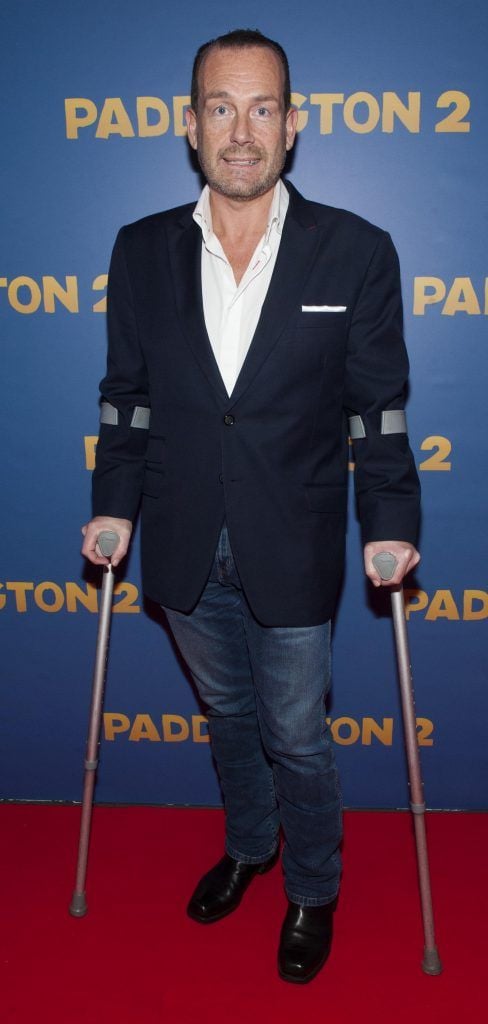 Mark Mahon pictured at the Paddington 2 premiere in Odeon Point Square, Dublin. Photo: Patrick O'Leary