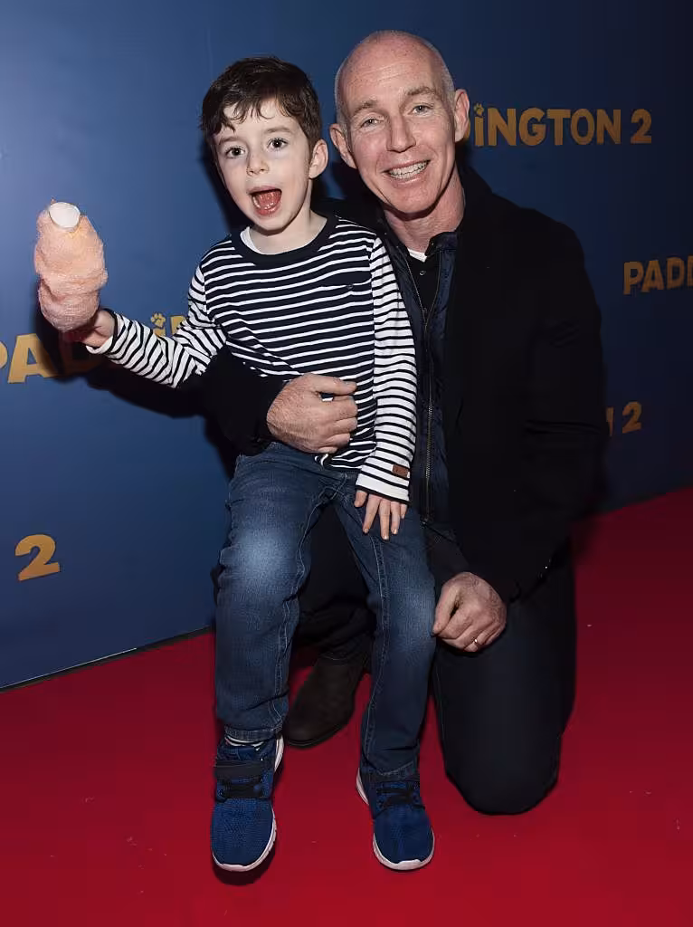 Ray D’Arcy wnd Tom D’Arcy pictured at the Paddington 2 premiere in Odeon Point Square, Dublin. Photo: Patrick O'Leary