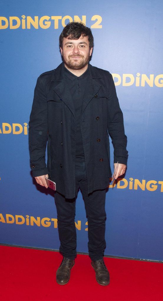 Laurence Kinlan pictured at the Paddington 2 premiere in Odeon Point Square, Dublin. Photo: Patrick O'Leary