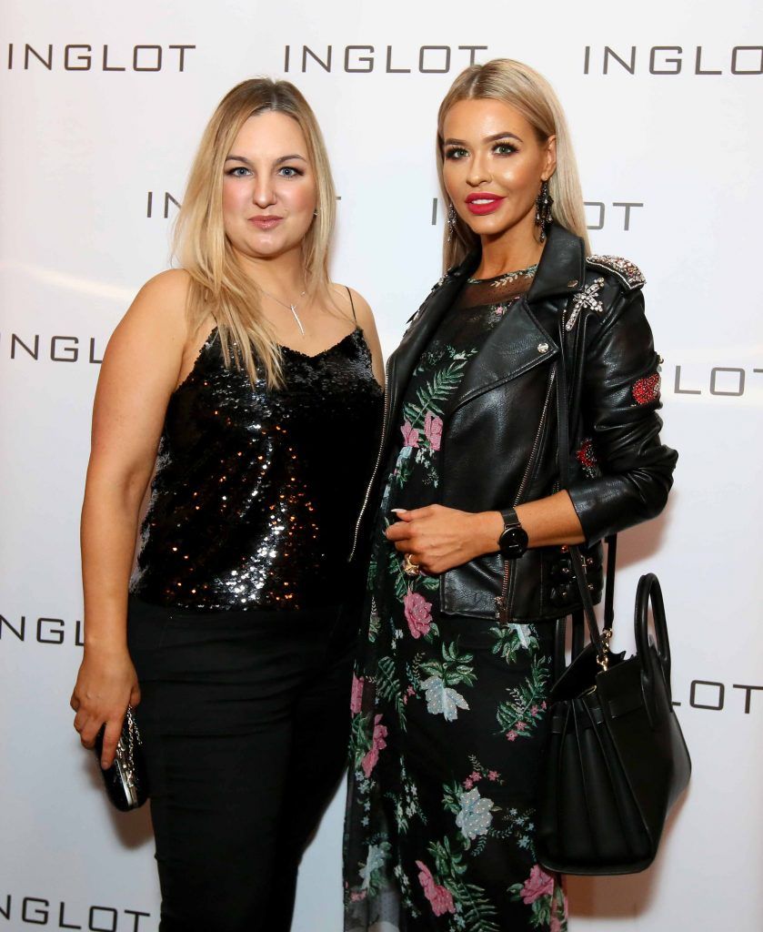 Gintare G and Lena at the launch of Inglot Christmas Gift Guide and new "Italian Kiss Collection" hosted by @janeinglot in House Dublin. Photo: Mark Stedman
