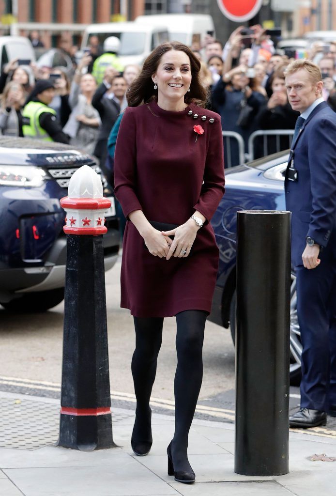 Catherine, Duchess Of Cambridge attends the annual Place2Be School Leaders Forum at UBS London on November 8, 2017 in London, England.  (Photo by John Phillips - WPA Pool /Getty Images)