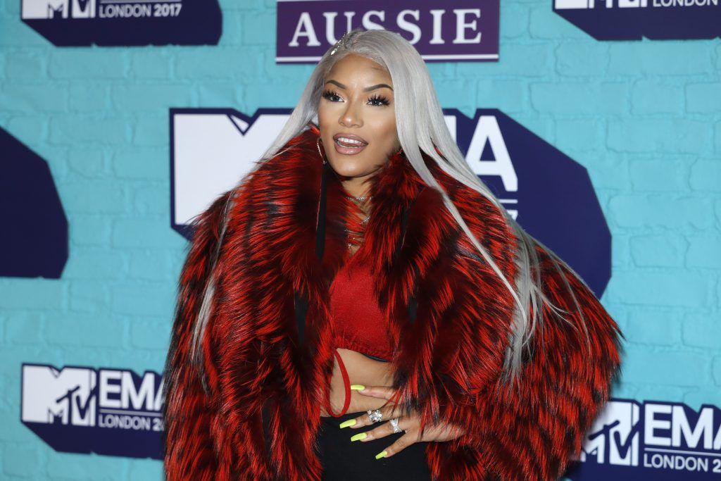 Stefflon Don attends the MTV EMAs 2017 held at The SSE Arena, Wembley on November 12, 2017 in London, England.  (Photo by Andreas Rentz/Getty Images for MTV)