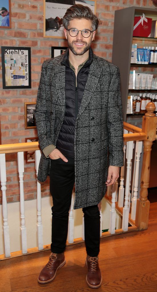 Darren Kennedy pictured at the Kiehl's Christmas celebration at the Kiehl's boutique on Wicklow Street, Dublin. Photo: Brian McEvoy