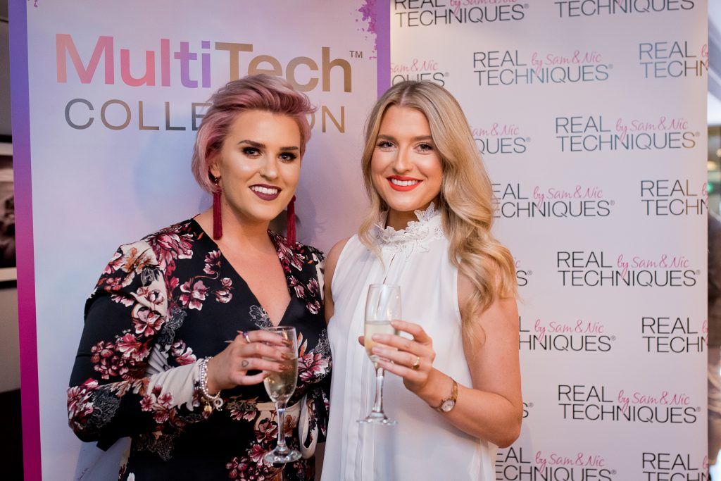 Michelle Fox and Ruth Bergin at the official launch of Real Techniques new MultiTech Collection at BOA Urban Eatery in Wexford Town. 