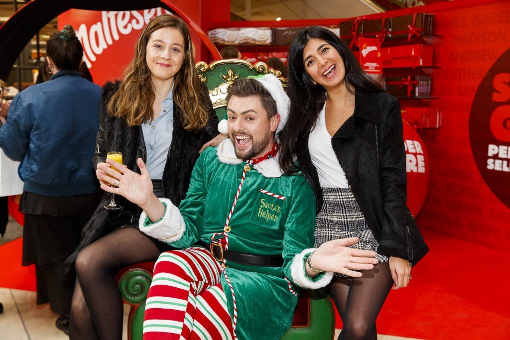 The Maltesers Elf (James Butler) is pictured at the launch of Maltesers first ever Christmas Pop-Up in Arnott's, open until December 24th 2017. Picture: Andres Poveda