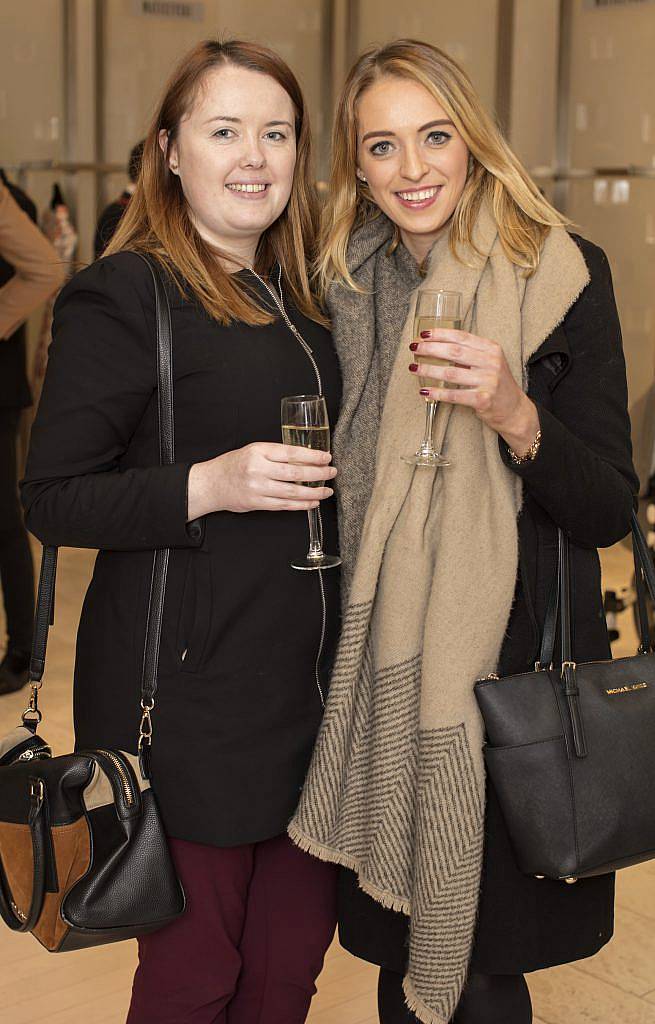 Natalie Sweeney & Laura Roche pictured at the Maticevski designer event at Brown Thomas Dublin. Australian designer Toni Maticevski met with guests and previewed his stunning new S/S '18 collection in The Designer Rooms. Photo: Anthony Woods