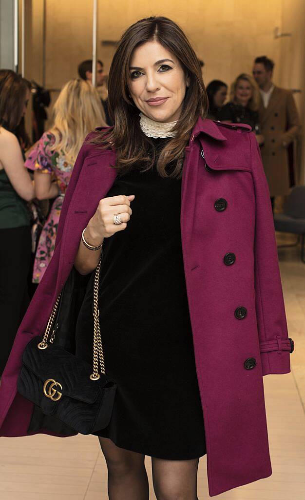 Sabrina Macari pictured at the Maticevski designer event at Brown Thomas Dublin. Australian designer Toni Maticevski met with guests and previewed his stunning new S/S '18 collection in The Designer Rooms. Photo: Anthony Woods