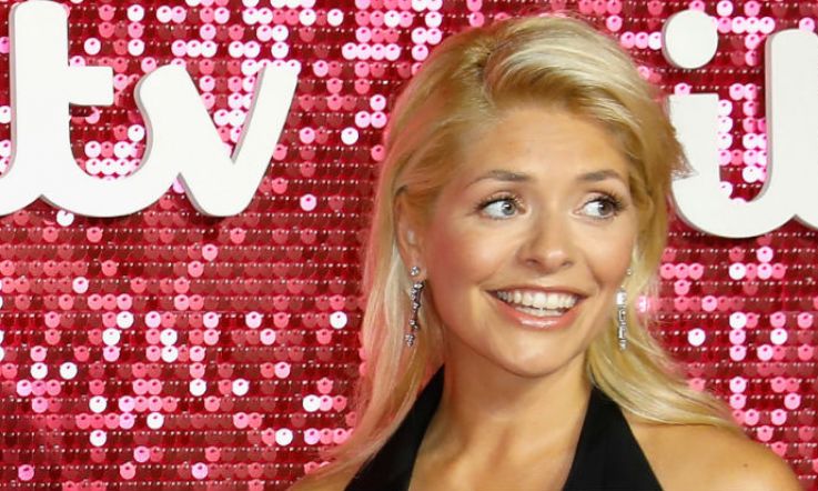 Holly Willoughby's layered Topshop dress and knitwear was SUCH a good winter look