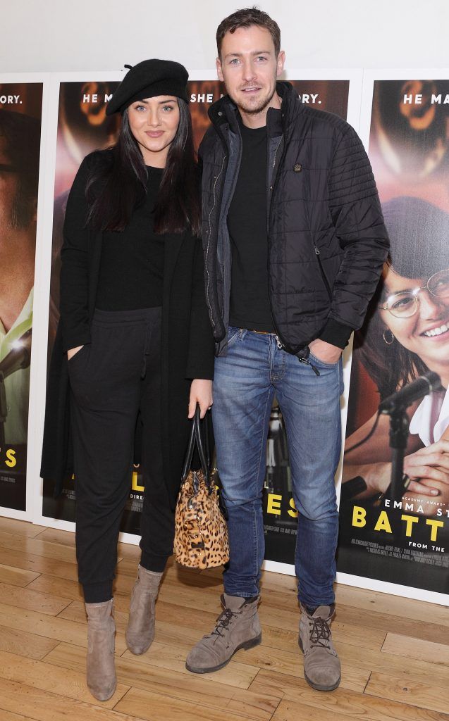 Audrey Hamilton and Jack Lowe at the special preview screening of Battle of the Sexes at the Lighthouse Cinema, Dublin. Photo: Brian McEvoy Photography