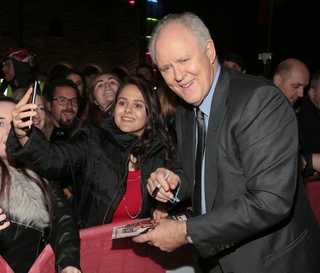 John Lithgow meets fans at the Irish premiere screening of Daddy's Home 2 at The Odeon Cinema in Point Square, Dublin. Photo: Brian McEvoy