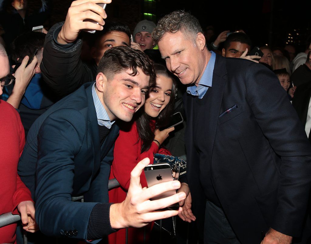 Will Ferrell meets fans at the Irish premiere screening of Daddy's Home 2 at The Odeon Cinema in Point Square, Dublin. Photo: Brian McEvoy