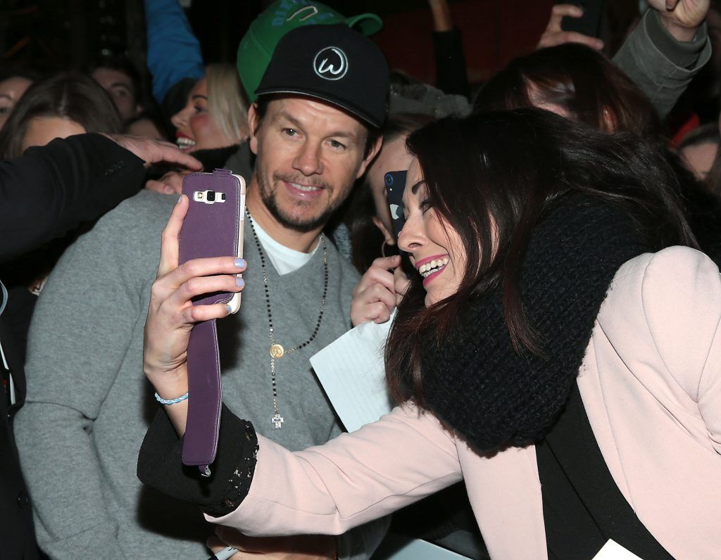 Mark Wahlberg meets fans at the Irish premiere screening of Daddy's Home 2 at The Odeon Cinema in Point Square, Dublin. Photo: Brian McEvoy