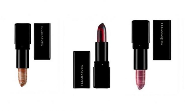 The marbled Illamasqua lipsticks are almost too pretty to use