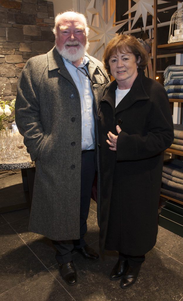 Donagh Mc Donagh and Marie Connolly pictured at the Magee 1866 Starry Winter Nights style and shopping evening at Magee, South Anne Street on November 16th 2017. Photo: Patrick O'Leary