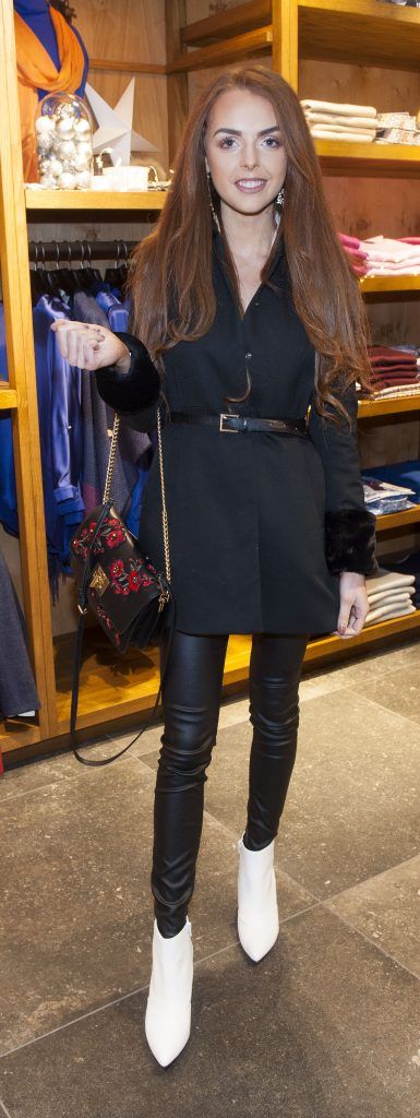 Eimear Everard pictured at the Magee 1866 Starry Winter Nights style and shopping evening at Magee, South Anne Street on November 16th 2017. Photo: Patrick O'Leary