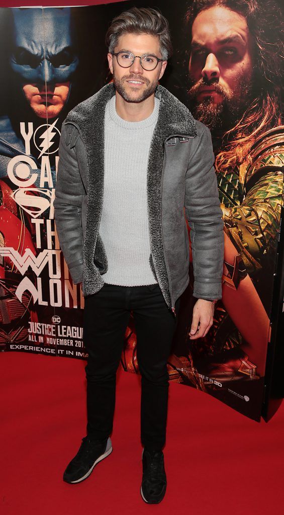 Darren Kennedy at the special preview screening of Justice League at Cineworld IMAX, Dublin. Photo: Brian McEvoy