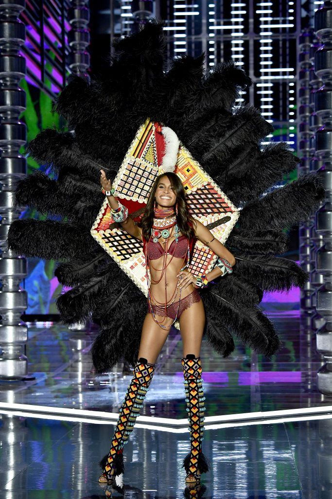 Cindy Bruna walks the runway during the 2017 Victoria's Secret Fashion Show In Shanghai at Mercedes-Benz Arena on November 20, 2017 in Shanghai, China.  (Photo by Frazer Harrison/Getty Images for Victoria's Secret)