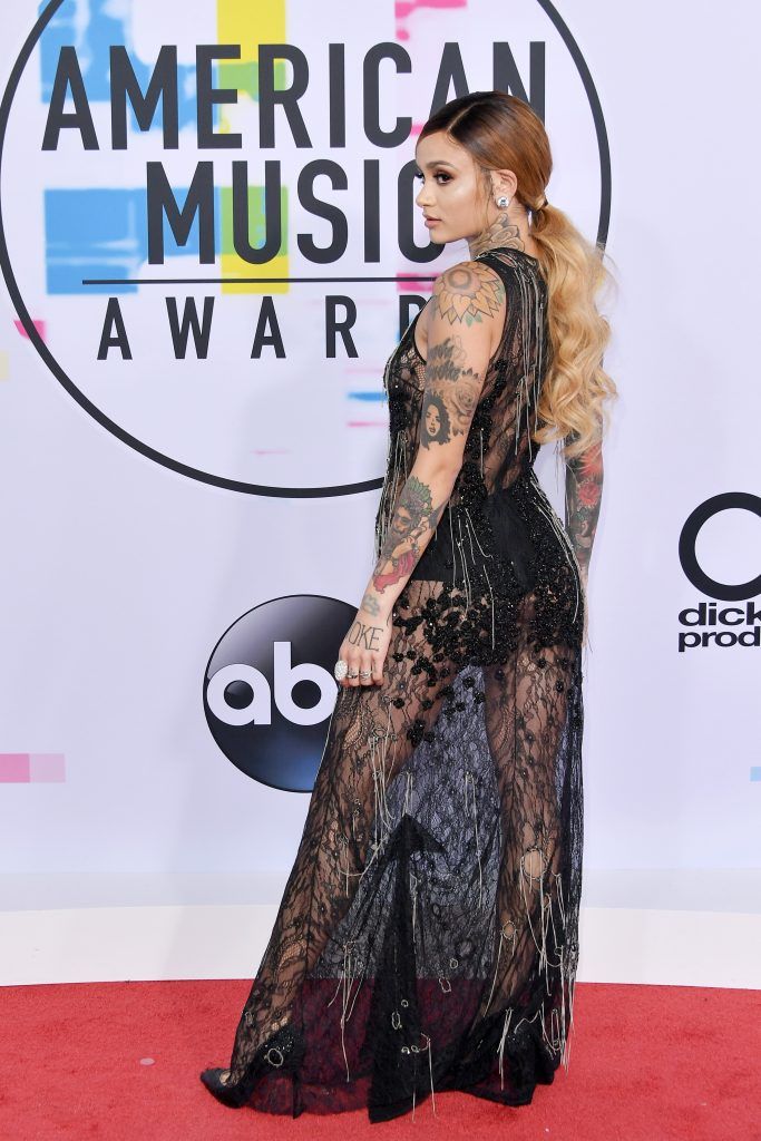 Kehlani attends the 2017 American Music Awards at Microsoft Theater on November 19, 2017 in Los Angeles, California.  (Photo by Neilson Barnard/Getty Images)