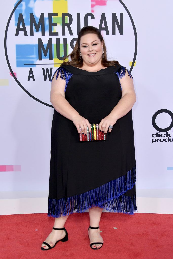 Chrissy Metz attends the 2017 American Music Awards at Microsoft Theater on November 19, 2017 in Los Angeles, California.  (Photo by Neilson Barnard/Getty Images)