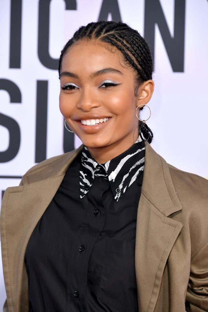 Yara Shahidi attends the 2017 American Music Awards at Microsoft Theater on November 19, 2017 in Los Angeles, California.  (Photo by Neilson Barnard/Getty Images)