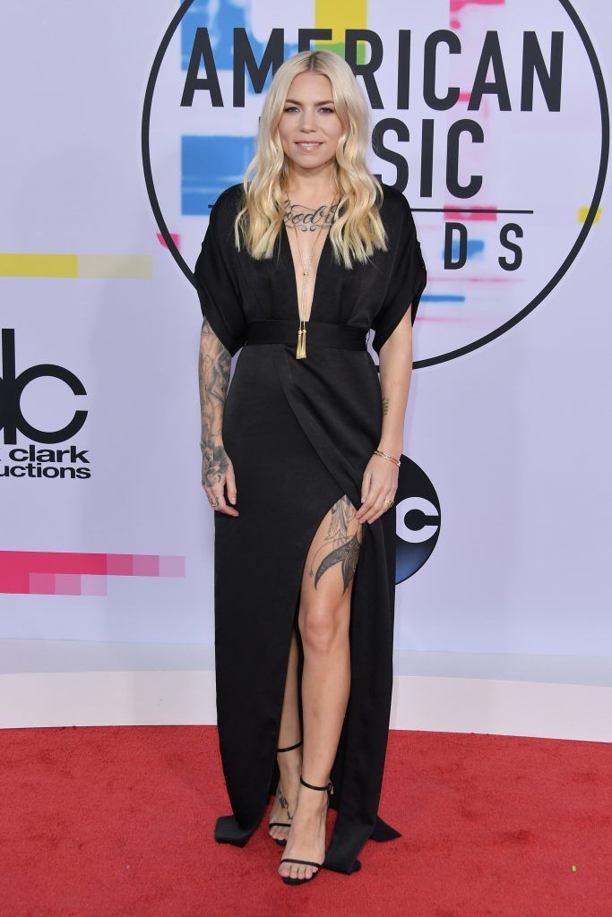 Skylar Grey attends the 2017 American Music Awards at Microsoft Theater on November 19, 2017 in Los Angeles, California.  (Photo by Neilson Barnard/Getty Images)