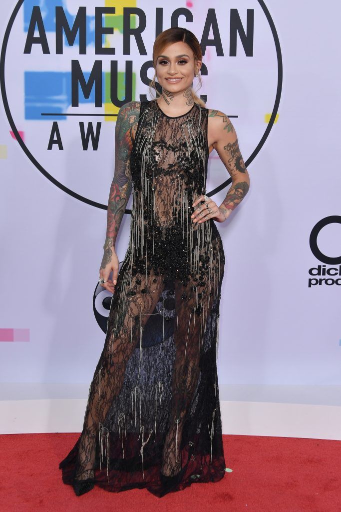 Kehlani attends the 2017 American Music Awards at Microsoft Theater on November 19, 2017 in Los Angeles, California.  (Photo by Neilson Barnard/Getty Images)