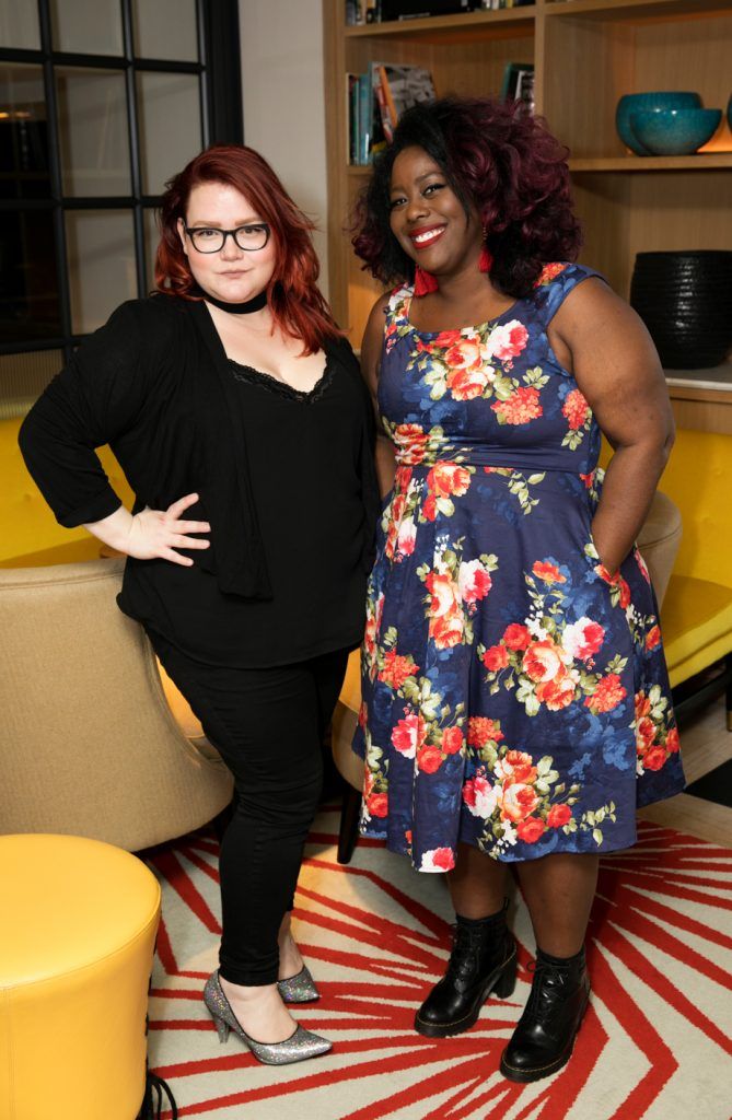 Bahiya Lambert and Nadine Reid pictured at The River Lee's Choctail launch in Cork. Photo: Ailbhe O'Donnell