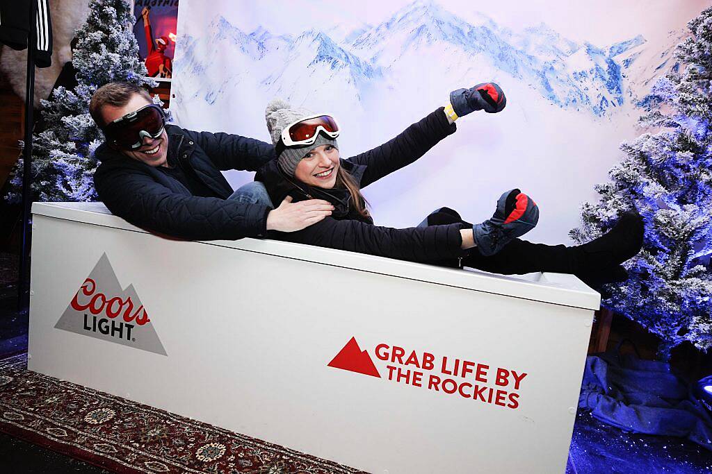 Kieran Dilane and Joanne Power at the launch of Apres Dublin in association with Coors Light (1st December 2017). Picture Conor McCabe Photography.