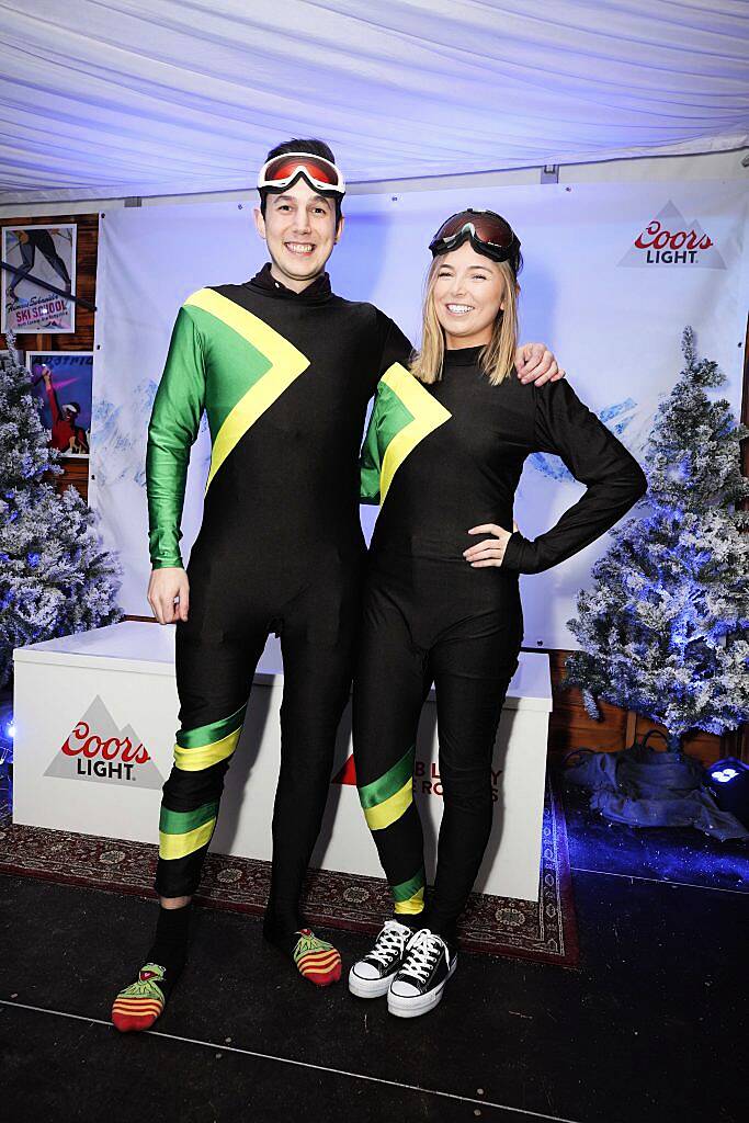 Ross Kiernan and Steph Barry at the launch of Apres Dublin in association with Coors Light (1st December 2017). Picture Conor McCabe Photography.