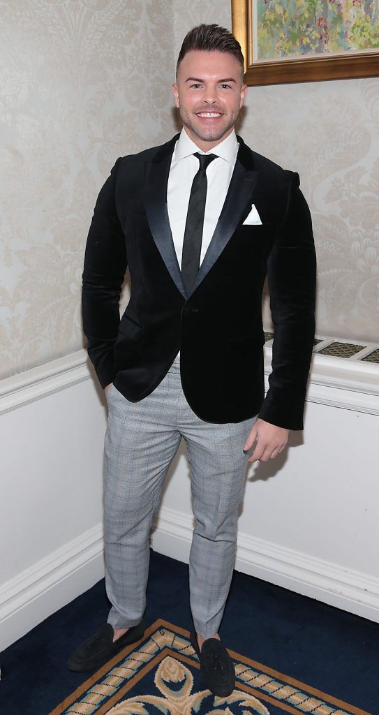 Brook Wright at the annual Cari Charity Christmas lunch hosted by Miriam Ahern at the Shelbourne Hotel Dublin. Photo: Brian McEvoy