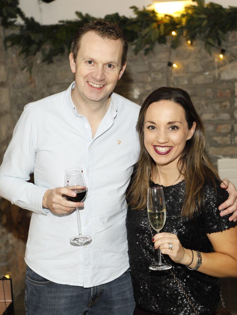 Ian and Kelly Felton experiencing an evening of festive foodie fun whilst indulging in a host of sweet and savoury canapes at Siucra's Christmas event #MerrySweetmas. Photo: Kieran Harnett