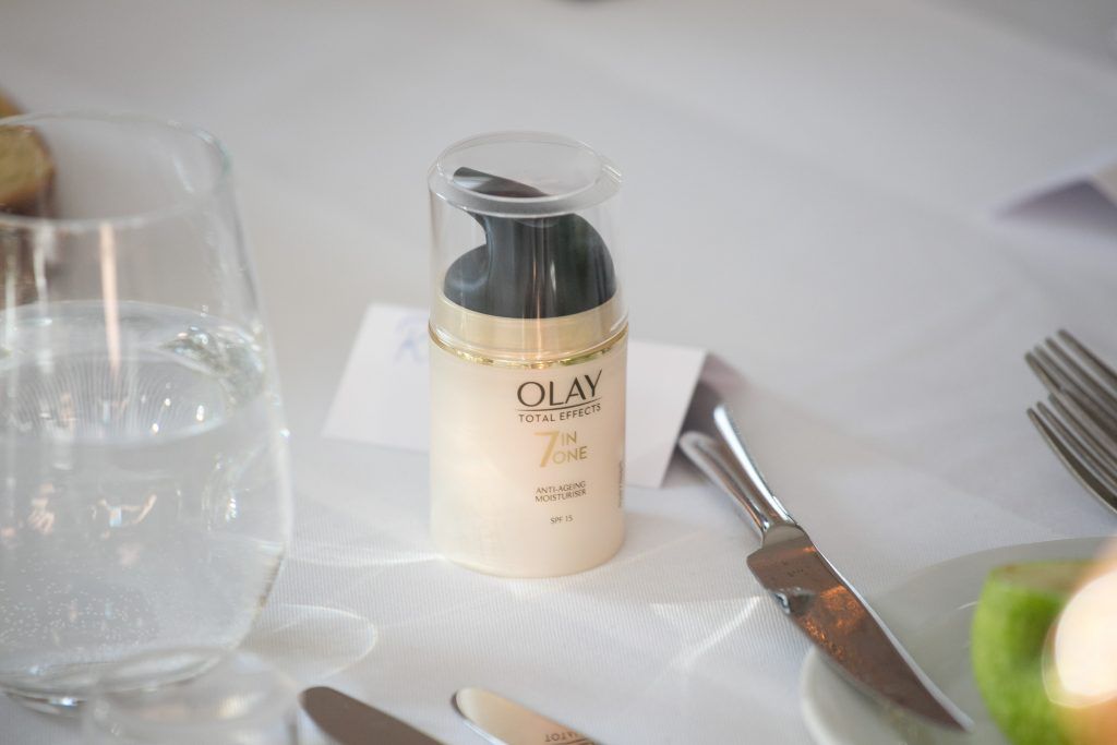Cliff Townhouse celebrate the launch of the newly reformulated Olay Total Effects Day Cream. Photo: Richie Stokes