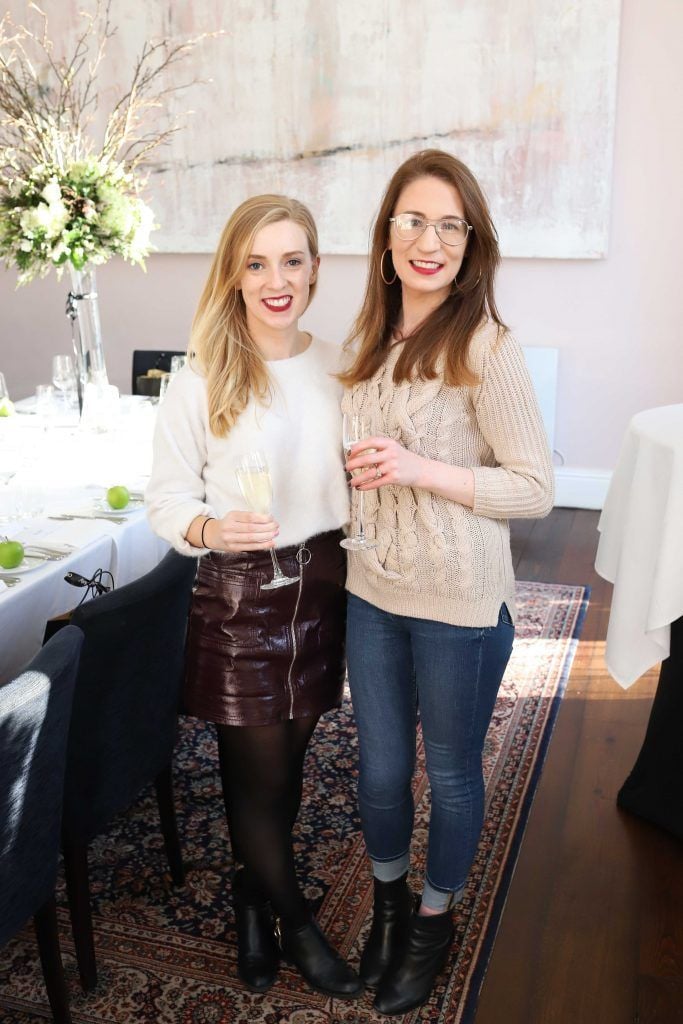 Lynda Mc Carthy and Miriam Burke pictured at the Cliff Townhouse to celebrate the launch of the newly reformulated Olay Total Effects Day Cream. Photo: Richie Stokes