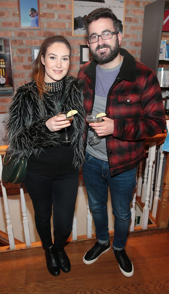 Orla McConnon and Patrick Kavanagh pictured at Kiehl's annual Thanksgiving Celebration in their flagship boutique on Wicklow Street, Dublin. Photo: Brian McEvoy