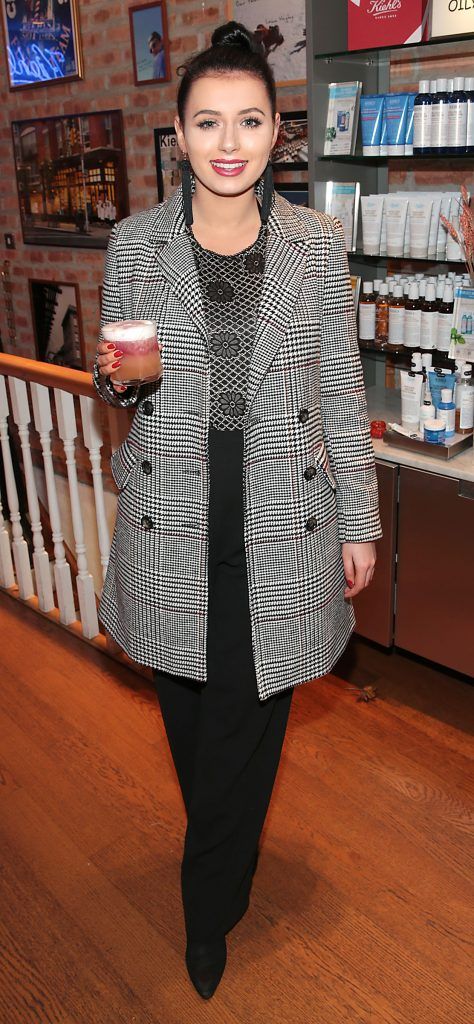 Rachael Martin pictured at Kiehl's annual Thanksgiving Celebration in their flagship boutique on Wicklow Street, Dublin. Photo: Brian McEvoy