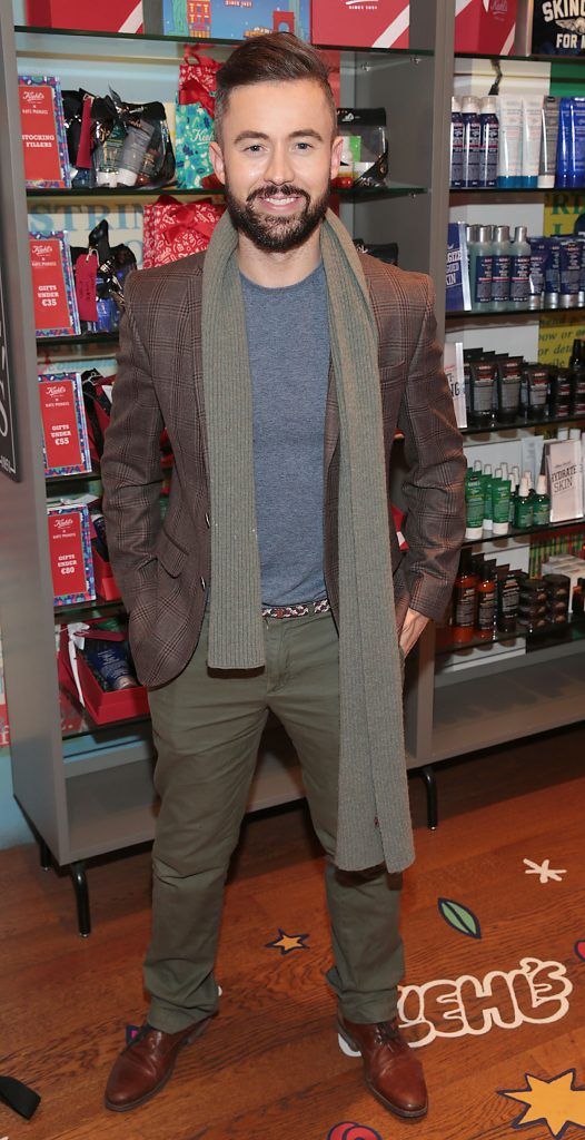 Deric Hartigan pictured at Kiehl's annual Thanksgiving Celebration in their flagship boutique on Wicklow Street, Dublin. Photo: Brian McEvoy
