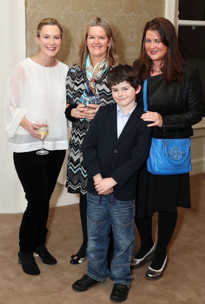 Tara Mackle, Dr. Naomi Mackle, Marisa Mackle and Gary Mackle at the launch of The Adare Clinic's new dermatology and aesthetics clinic at No.4 Clare Street, Dublin 2, on Thursday, 23rd November 2017. Pic: Marc O'Sullivan