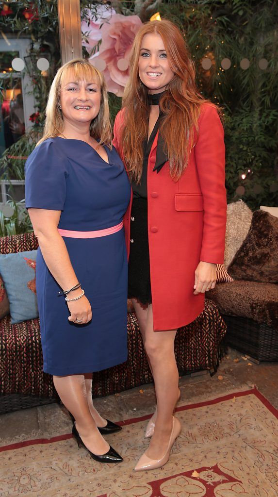 Joy Murray and Rachel Carberry at the Breast Cancer Ireland Christmas Lunch in Marco Pierre White, Donnybrook to raise funds for breast cancer research. Photo: Brian McEvoy
