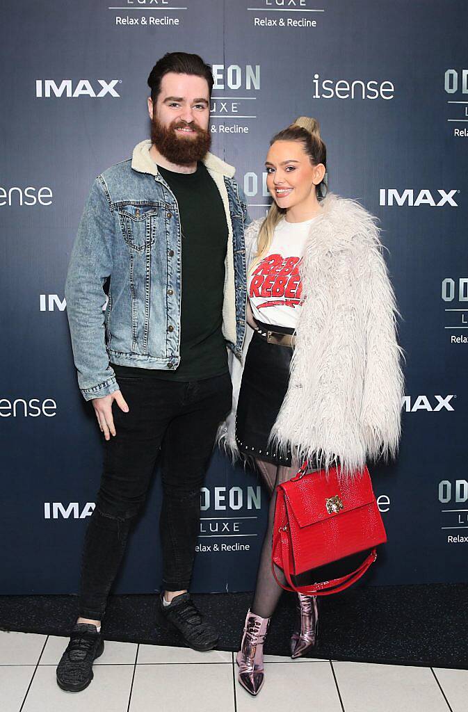 Gordan Crowther and Maria Murphy at the launch of the new Odeon Luxe screens handmade fully reclining seats as Odeon Blanchardstown launch its new IMAX and iSense screens. Photo: Leon Farrell/Photocall Ireland