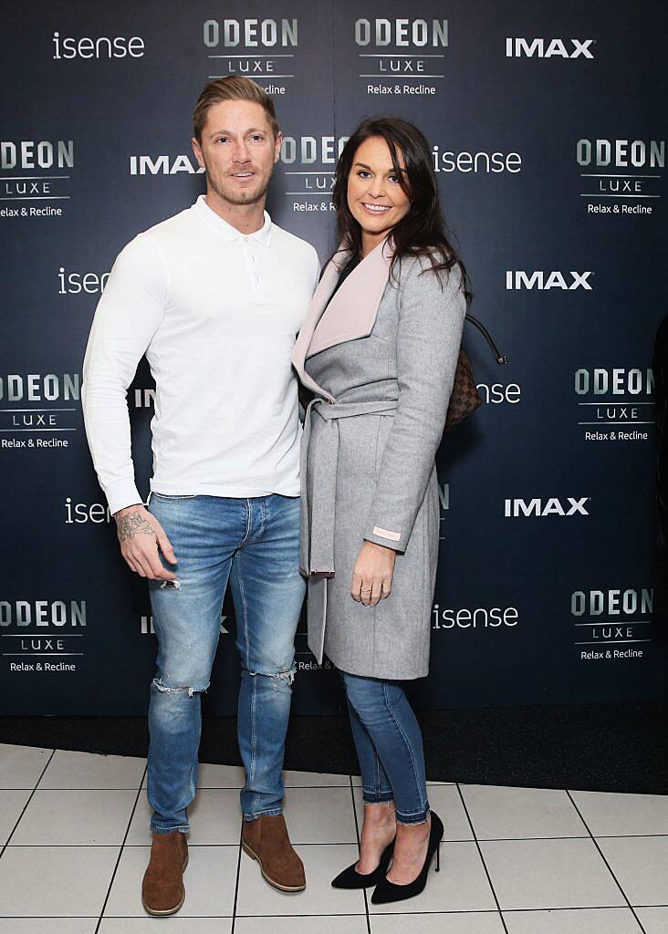 Brian May and Jane Swarbrigg at the launch of the new Odeon Luxe screens handmade fully reclining seats as Odeon Blanchardstown launch its new IMAX and iSense screens. Photo: Leon Farrell/Photocall Ireland