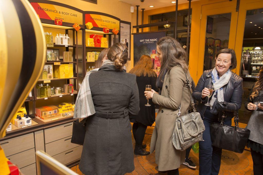 Pictured at the L'Occitane Christmas Readers event where guests got to browse L'Occitane Christmas treats early. Photo: Daragh McDonagh