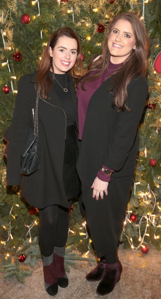 Marie Claire Foley and Rebecca Conalty  pictured at TV3's Xposé Christmas Market with Meagher's Pharmacy for the Peter McVerry Trust. Photo: Brian McEvoy