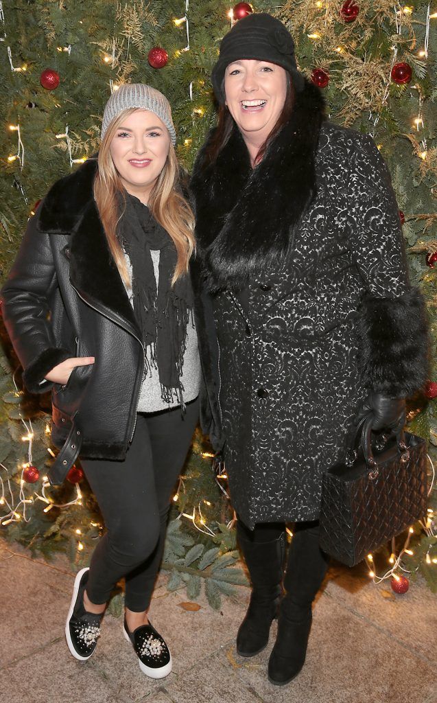 Megan Kessie and Nicola Watkins  pictured at TV3's Xposé Christmas Market with Meagher's Pharmacy for the Peter McVerry Trust. Photo: Brian McEvoy