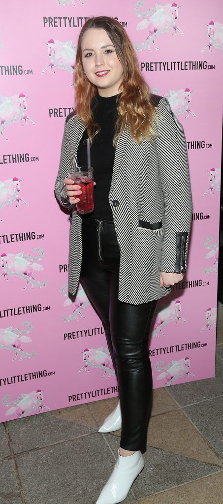 Niamh Campbell  pictured at the PrettyLittleThing party at the Opium Rooms, Dublin. Photo: Brian McEvoy
