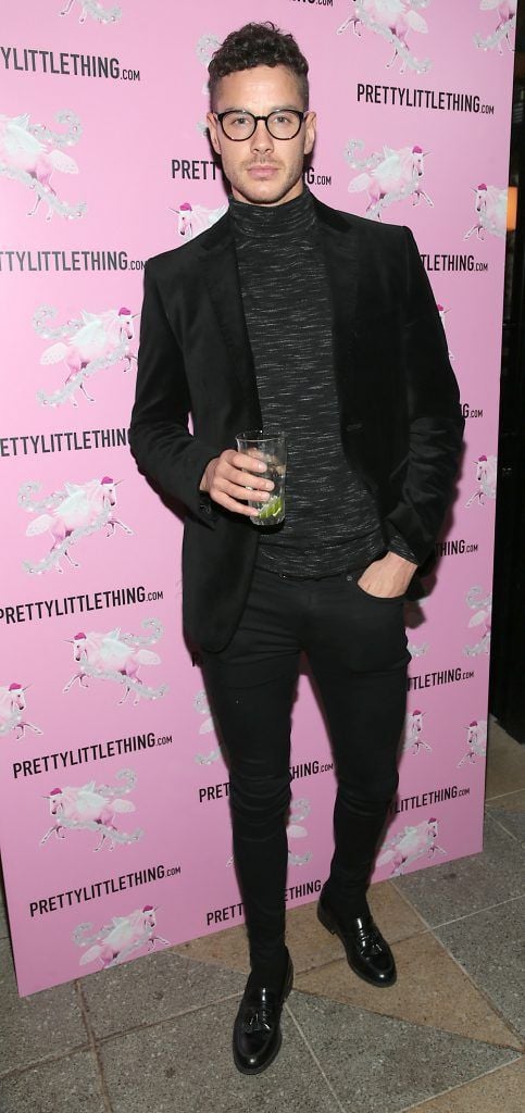 Scott Thomas pictured at the PrettyLittleThing party at the Opium Rooms, Dublin. Photo: Brian McEvoy
