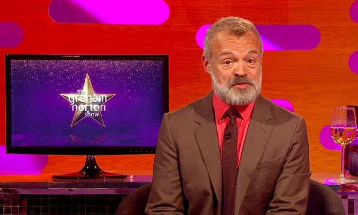 Really good and possibly hilarious couch on tonight's Graham Norton Show
