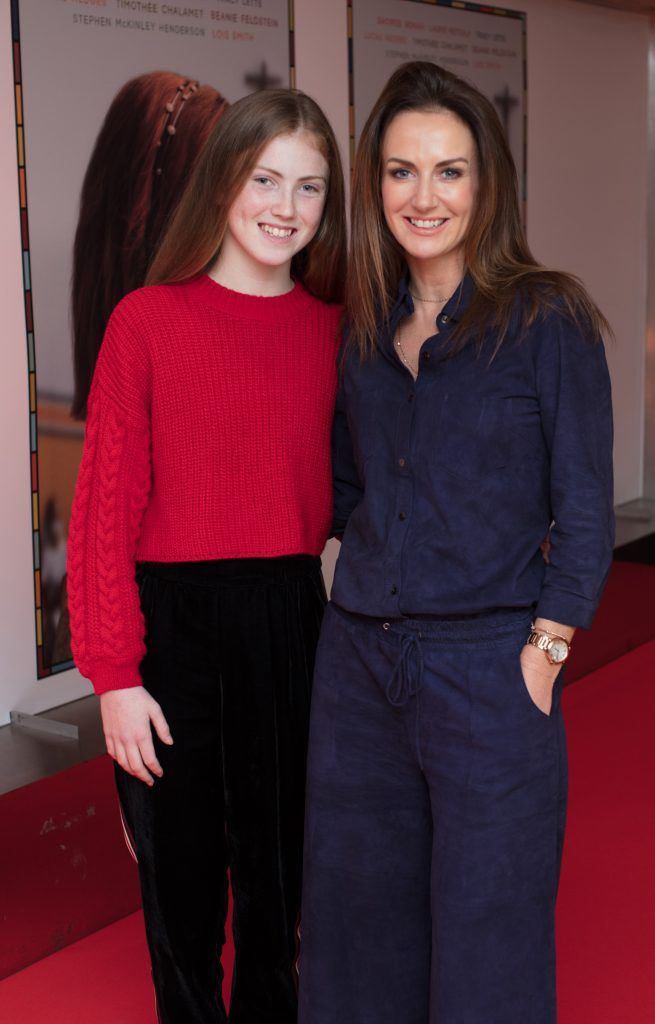 Lorraine & Emilia Keane pictured at a VIP screening of Lady Bird hosted by Universal Pictures and Image Magazine at the Light House Cinema, Dublin. Photo: Anthony Woods