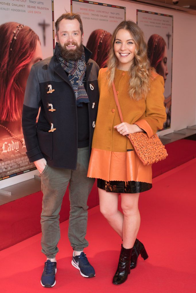 Eoin O'Suilleabhain & Emma Manley pictured at a VIP screening of Lady Bird hosted by Universal Pictures and Image Magazine at the Light House Cinema, Dublin. Photo: Anthony Woods