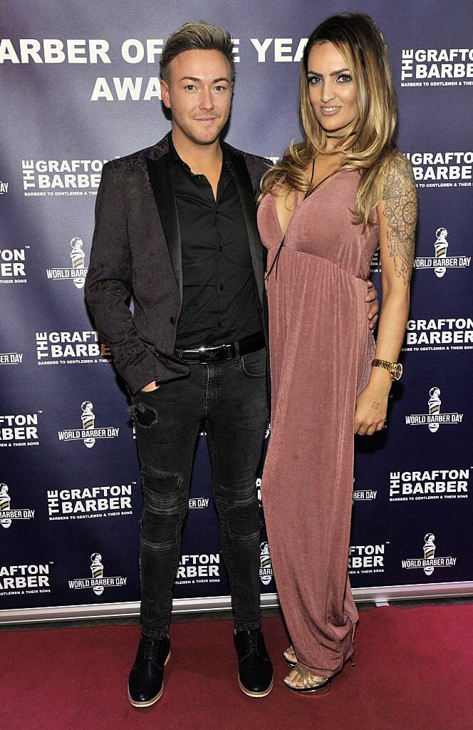 John Connors and Jessie Lingham at The Grafton Barber (Barber of the Year Awards 2017) in Everleigh Garden, Dublin. Photo: Patrick O'Leary